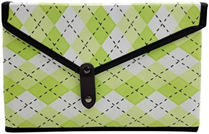 Storage Box, Foldable Non-woven Fabric Flip Top Lidded, Green, Small