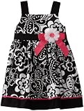 Good Lad Baby-Girls Infant Print Sundress, Black, 18