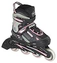 SFR Bronx Kids Adjustable Skates - Pink - Medium (UK13 Jnr - UK3)
