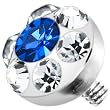 Blue Multi Gem Ferido Dermal Top