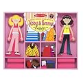 Melissa & Doug Abby and Emma Deluxe Magnetic Dress-Up Set