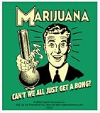 Retro Spoofs - Marijuana Cant We All Just Get A Bong - Sticker / Decal