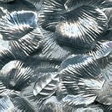 Rosenblätter, SILBER, Durchmesser 20 - 45 mm, 100 Stück