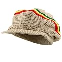 New Rasta 93 RGY Visor Hat - Khaki RGY