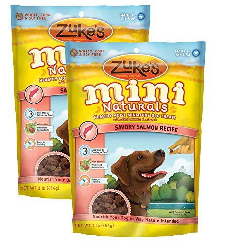 Mini Naturals Dog Salmon USA 1LB(16 OZ /2-Pack)