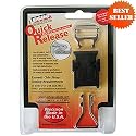 NEW ECHO QUICK-RELEASE SAFETY MOTORCYCLE HELMET CHIN STRAP BUCKLE, BLACK(metal to metal design)