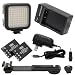 Konica KD-500Z Digital Camera Lighting 5600K Color Temperature, 72 LED Array Lamp - Digital Photo & Video LED Light Kit