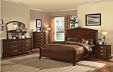 Soho Cherry Finish 6 Piece Bedroom Set by Coaster #200051