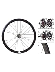 Sports: Origin8 Track Attak Wheel Set - 700c, 32H, Fixie, NMSW, All-Black - Origin8
