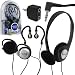Go Stereo Three-Pack - Headphones, Clip-Ons, Ear Buds