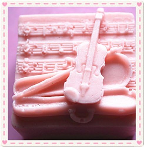 SDONG Violin S331 Craft Art Silicone Soap mold Craft Molds DIY Handmade soap molds
