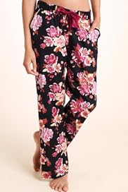 Limited Collection Pure Cotton Floral Print Pyjama Bottoms [T37-2416-S]