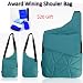 Wardmaster Guitar Tablet Shoulder Bag in Crystalline Pattern Blue