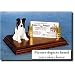 Border Collie (Black) Business Card Holder