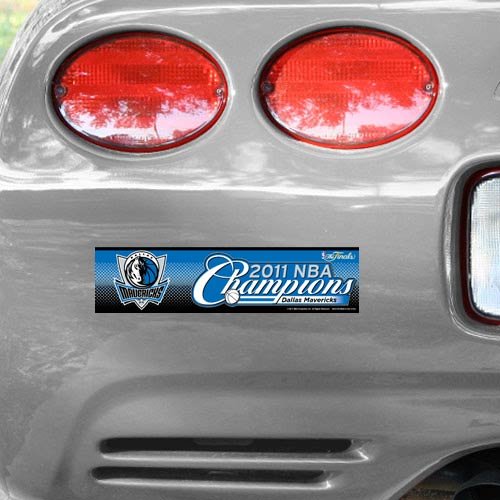 Dallas Mavericks 2011 NBA Champions Logo Bumper Sticker ()
