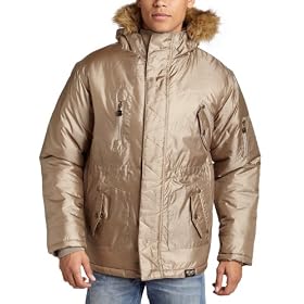 Buy Akademiks Junior's Peach Poly Snorkle Jacket by Akademiks