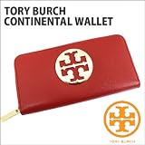 「トリーバーチ　TORY　BURCH　ラウンドファスナー長財布　赤　【並行輸入品】」の画像