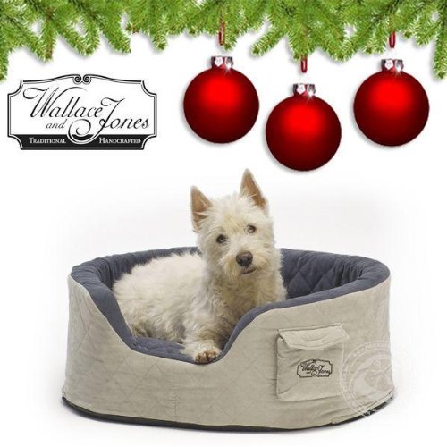 W&J NELSON Hundebett – SMALL Platinum-Grey