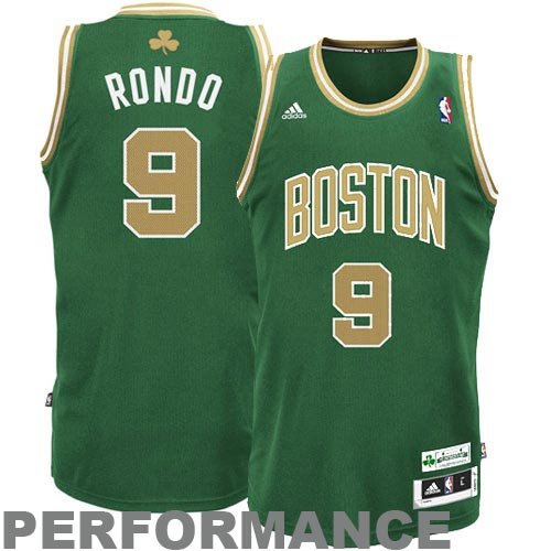 Adidas Boston Celtics Rajon Rondo St Patricks Swingman Jersey Medium