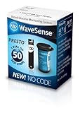 WaveSense Presto Test Strips, 50 Count Box