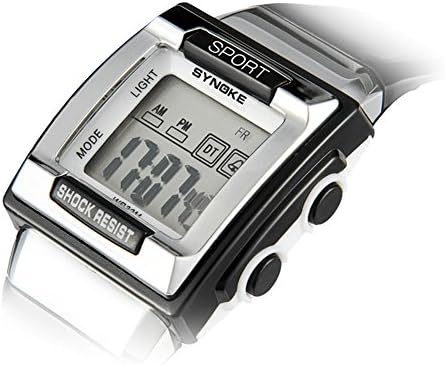 50m Water-proof Children Boys Girls Digital Rubber Sport Watch with Alarm Chronograph Date Black