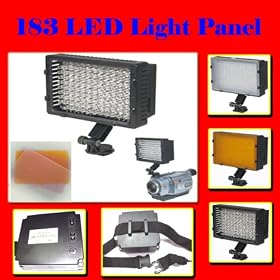Buy 183 LED Dimmable Video Light Panel Digital Camera Video Camcorder DV Hot Shoe... by ePhoto now!