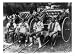 Africans Posed with Their Rickshaws Photograph - Durban, South Africa Giclee Poster P...