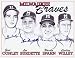 Milwaukee Braves Legendary Pitchers 11x14 Print signed by: Gene Conley, Lou Burdette, Warren Spahn & Carlton Willey