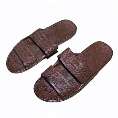 two strap sandals brown