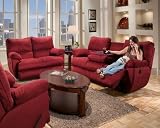 Catnapper 3105 / 3115 Legend Dual Reclining Sofa with Selec-Table and Lumbar Massage