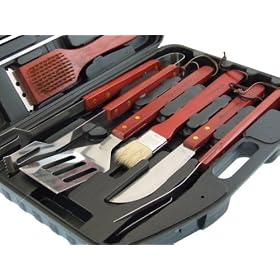 22 Piece Barbeque set in case