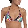 Jessica Simpson Women's Floral Mix And Match Triangle Bikini Top