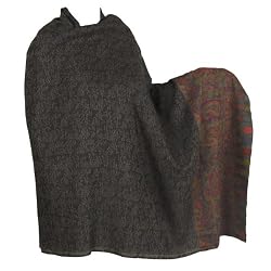 Paisley Wrap Wool Embroidered Wrap 80 x 40 inches