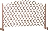 Wooden Expanding Garden Trellis Fence - 180 x 30 x 105 cm