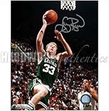 LARRY BIRD AUTO 8x10 'LAYUP' - Autographed NBA Photos