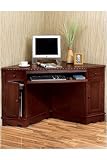 Hyde Park Deluxe Computer Desk Corner Walnut