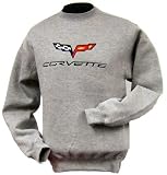 Corvette C6 Emblem Gray Sweatshirt