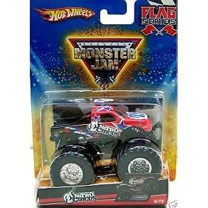 Hot Wheels Monster Jam Flag Series Nitro Circus # 6 75, 1:64 Scale (Small truck) by Monster Jam