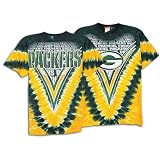 Packers Liquid Blue Men's NFL V-Dye Tee
