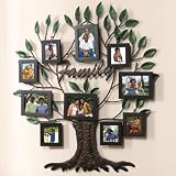 Family Tree Wall Picture Frame Holds 10 Photos