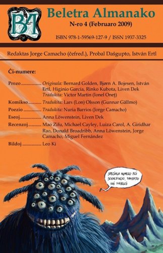 Cover image : Beletra Almanako 4 (BA4 - Literaturo en Esperanto) (Esperanto Edition)