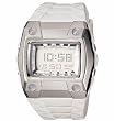 CASIO Baby-G White Square Digital Womens Watch with Resin Band. Model: BG-2101-7