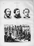 1873 Hommes de Zanzibar Delawarr Collins Liebig de Revendeurs Slaves