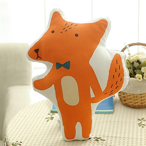 Wenfengshop Baby Toys Kids Room Bed Sofa Decorative Animal Shaped Cushions Doll Children's Best Gift (Fox)