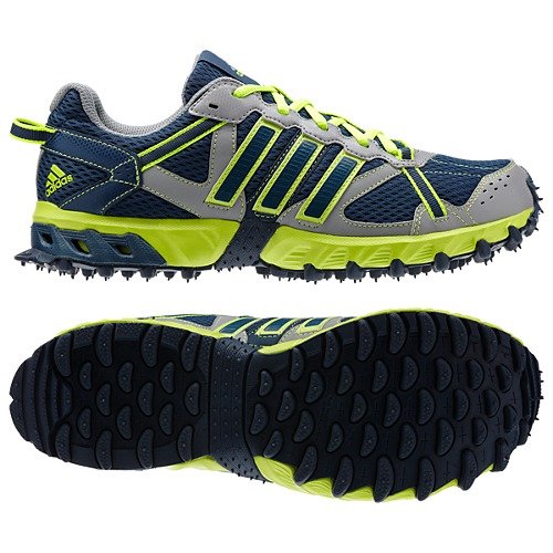 Adidas Thrasher 2 TR Mens Running Shoes GREY/ELECTRIC GREEN/BLUE 12 M Men Adidas Thrasher 2 TR Mens Running Shoes GREY/ELECTRIC GREEN/BLUE 12 M Men