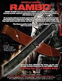 Master Cutlery Rambo 4 Knife with Leather Wrapped Handle, Signature