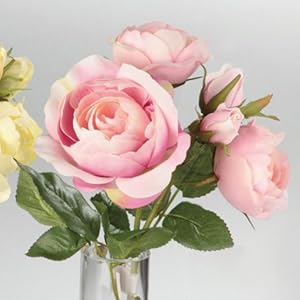 Kunstblumen - Pfingstrose, rosa: Amazon.de: Küche & Haushalt