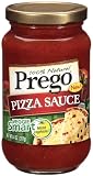 Prego Pizza Sauce, Veggie Smart, 14-Ounce Jars (Pack of 12)