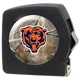 Chicago Bears NFL Open Field 25 foot Tape Measure (Crimson)