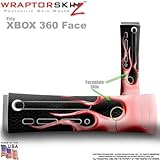 Metal Flames Red Skin by WraptorSkinz TM fits Original XBOX 360 Factory Faceplates